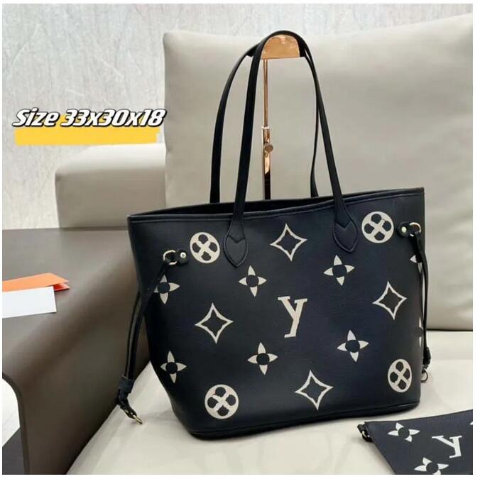 Designer Bag Tote Bag woman large Handbags leather shopping purse Women high quality Luxury Classic Flower Checked Shoulder bag size handbags travel bag 40156