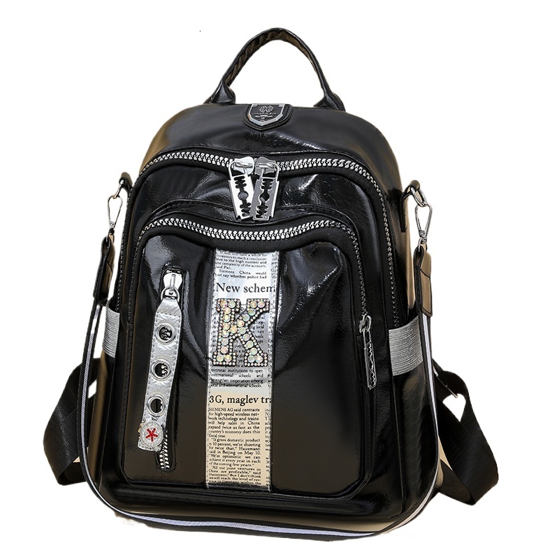 Multifunctional Backpacks Women Fashion Anti Theft Leather Travel Backpack Large Capacity School Bags For Teenage Girls