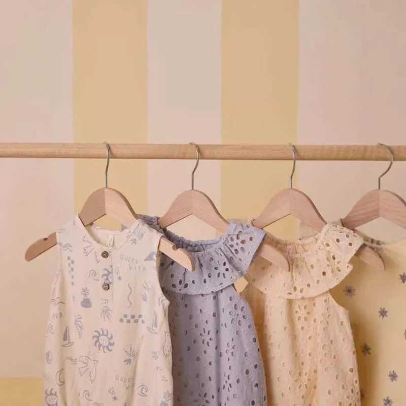 Pre sale (shipped in April) 2025 summer childrens boys vests girls printed cartoon shirts and shorts childrens girls clothing striped tops X250224