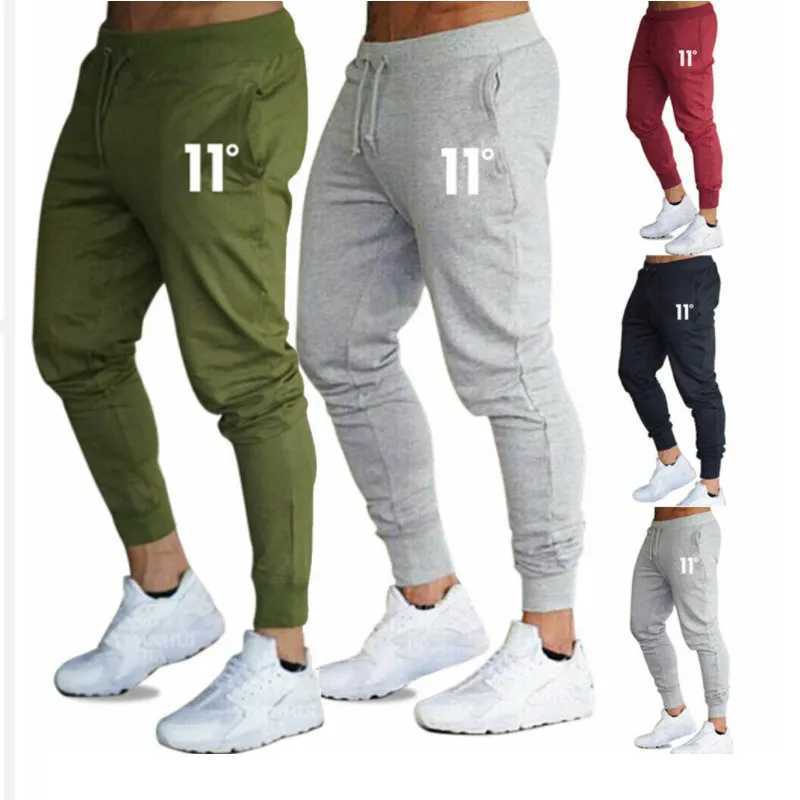 Hot Mens Casual Slim Fit Tracksuit Sports Solid Male Gym Cotton Skinny Joggers Sweat Casual Pants Trousers W250225