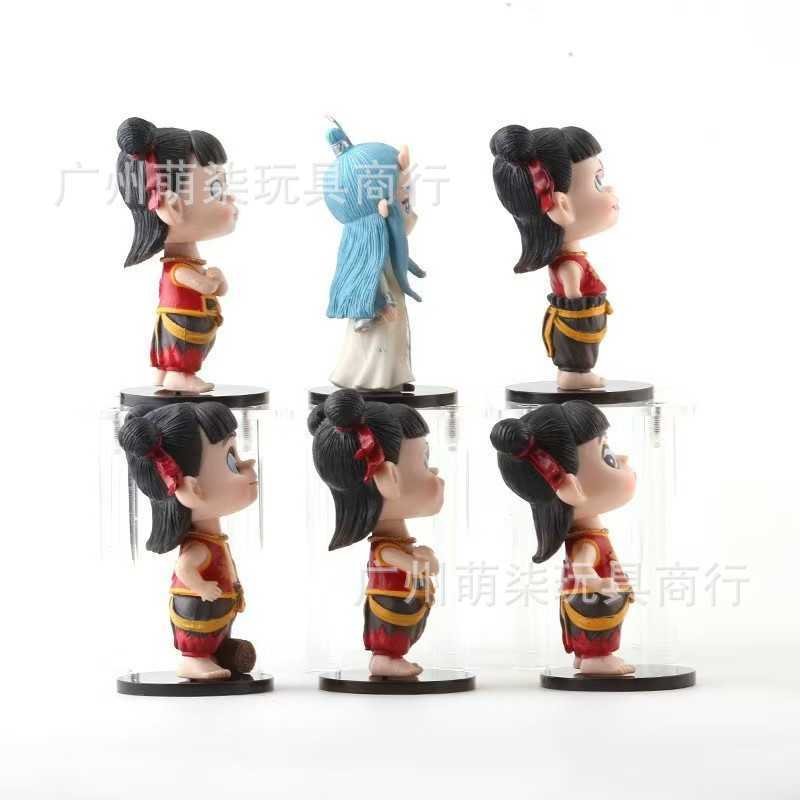 Hot selling Naza 2 Magic Childrens Sea making Handmade Nazha Ao Cake Movie Same Style Doll Decoration Free shipping