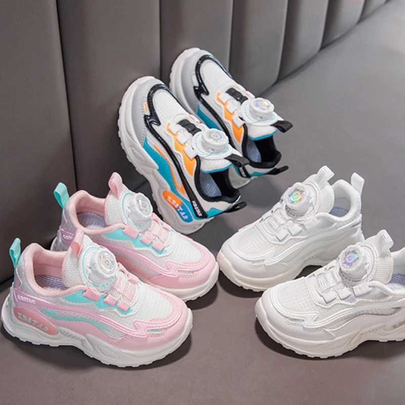 New Kids Shoes Fashion Spring Versatile Child Sneakers Comfort Anti Slip Soft Daily Girls Shoe Lightweight Trendy Boy Shoe Tennis W250225