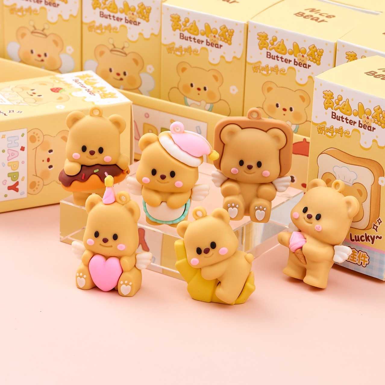 Thailands new bear blind box toy figurine 24 inch doll keychain cute Free shipping