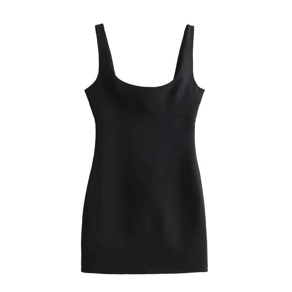 2024 RARF Summer New Womens European and American Fashion Sweet and Spicy Pure Desire Style Simple Slimming Short DressXJ250224