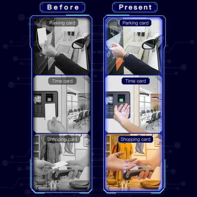 Rfid Ring Smart Ring 128GB Wireless Disk Sharing For Smartphone R5 Smart Ring With Build-in 6 RFID Cards 2 Health Stones W250225