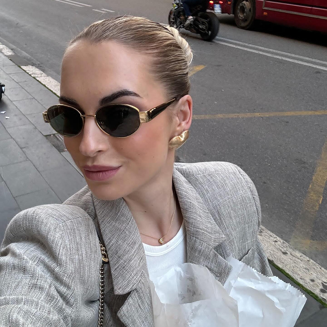 Sunglasses designer sunglasses high quality luxury sunglasses for women fashion Polygons letter UV400 design travel Adumbral sunglasses 5 models very good nice