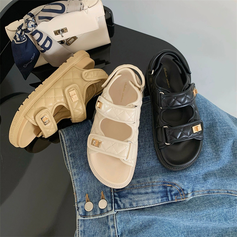 free shipping designer Sandals for woman outdoor breathable shoes soft sole Beach shoes womans
