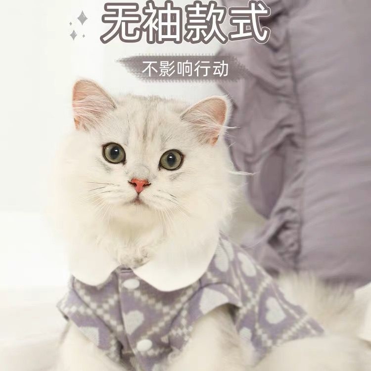 Anti Shedding Cat Clothes Internet tion Must - have in Autumn Winter Ideal for British Shorthairs Tabby Cats Kittens and Ragdolls Keep Your Fee