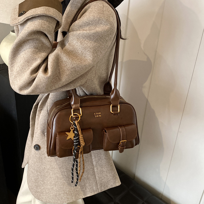 Fashion Trend Free Shipping Designer 2025 New Fashionable European And American Luxury Handheld Large Capacity Bowling Bag