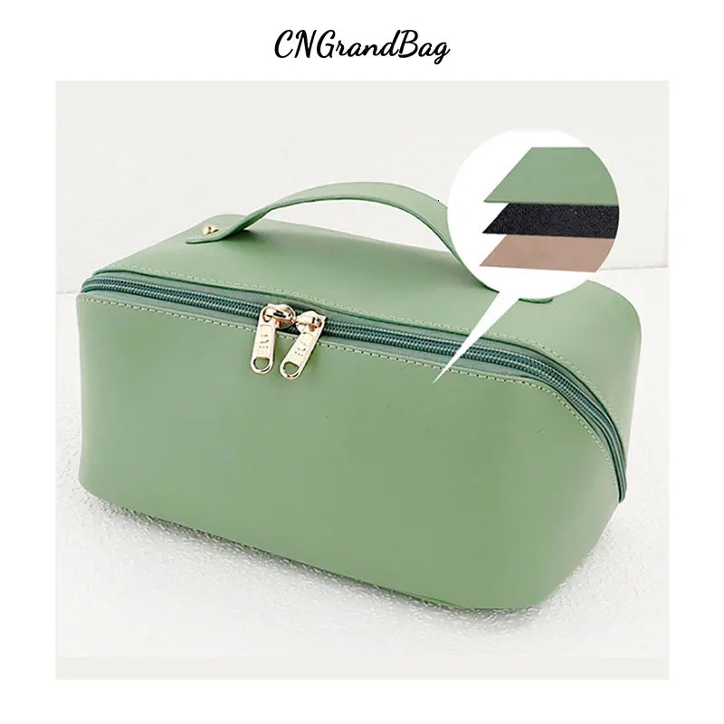 Custom Letters Large Capacity Portable Pillow shaped Makeup Bag Womens Portable Waterproof Wash Storage Bag Travel Cosmetic Bag 250224