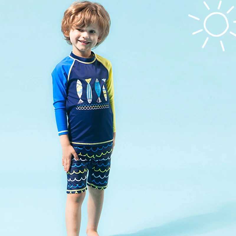 Childrens swimsuit two piece childrens swimsuit childrens swimsuit beach CAP baby swimsuit cartoon comfortable fashion swimsuit X250224