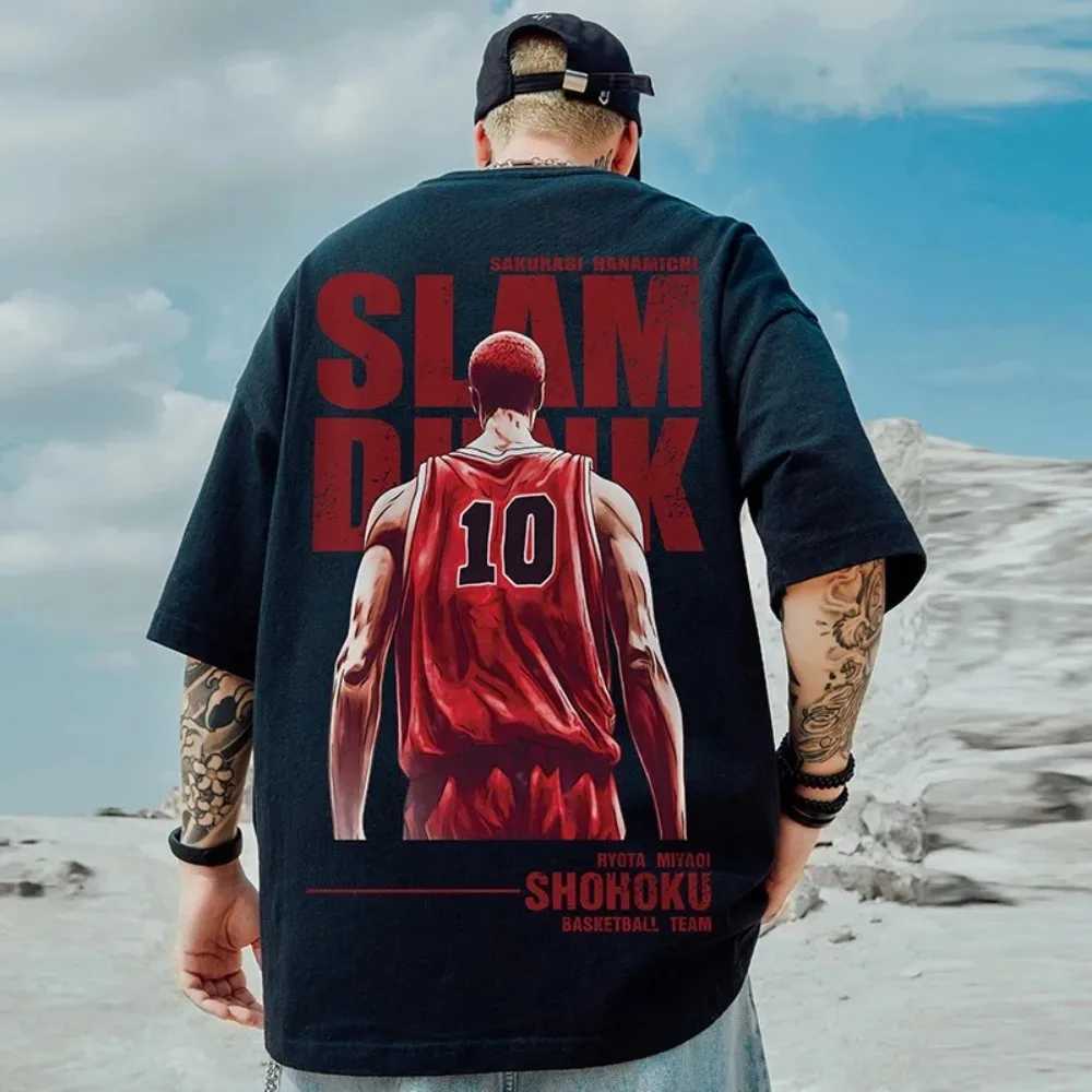 2024 Summer Mens T-Shirt Basketball Team Printed Tshirt Hip Hop Strt Wear Short Slve Oversized T Shirt Men Woman Clothing Y250225