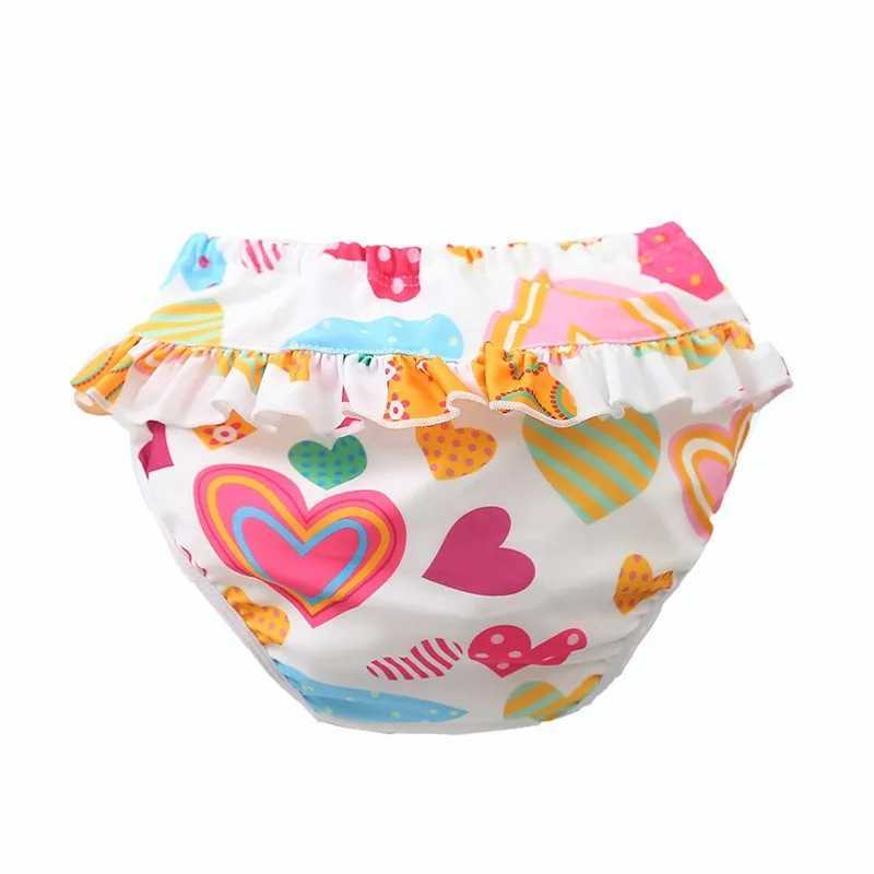 Infant Children Leak proof Swimming Nappies Newborn Baby High Waist Swimming Trunks Baby Boys Girls Cartoon Printed Swim Diapers X250224