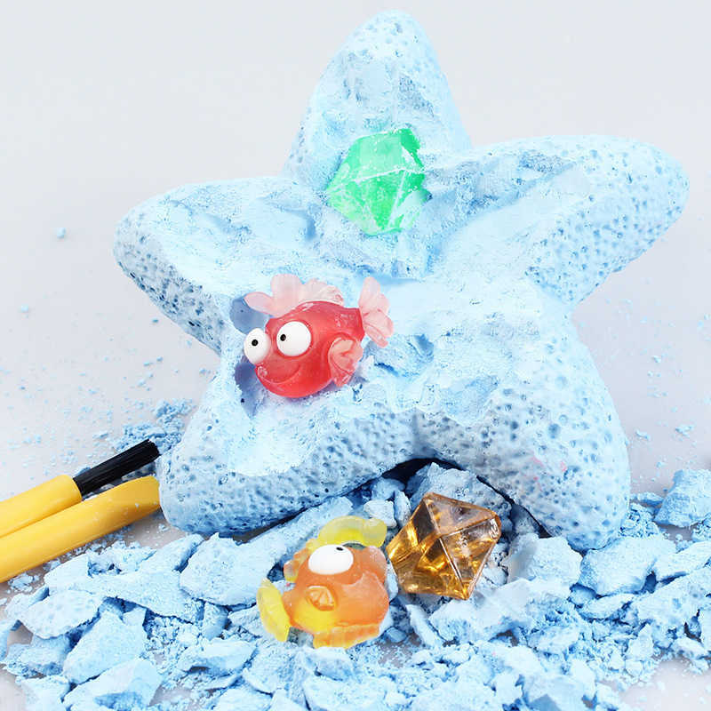 Sea Star Ocean Archaeological Excavation Toy Blind Box New Years Kindergarten for Girls and Boys Childrens Day Gift Free shipping