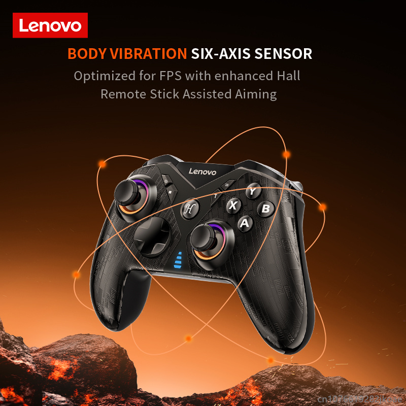 New Lenovo S05 GamePad Support Wired/Wireless Bluetooth/2.4G Receiver Connection Adaptation Switch/Computer PC/Android TV 600mAh