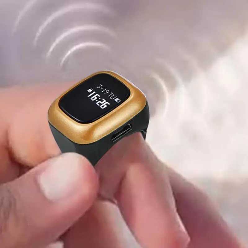 Prayer Finger Counter Multifunctional Counter Ring Digital Finger Counter Smart Counter For Prayer Alarm Clock Counter Finger W250225