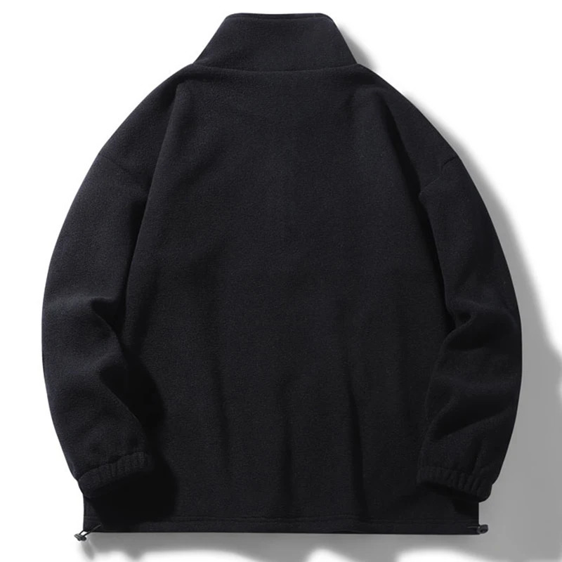 Men Winter Polar Fleece Sweatershirt Autumn Couple Windproof Warm Zipper Sweater High Quality Thick Pullover Tops Drop 250224