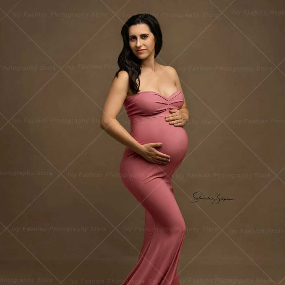 Maternity Dress For Baby Showers Off Shoulder Slim Fit Dress Photo Shoot Photography Dress For Women Clothes For Pregnant Women X250224