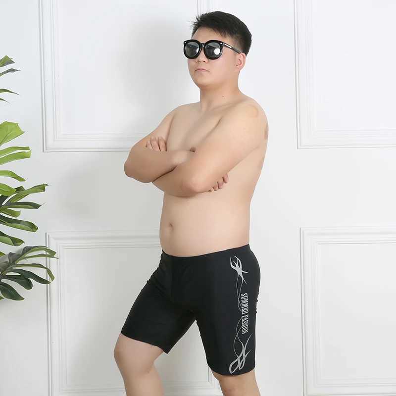 Mens swimwear Plus Size Mens Swimming Trunks Sports Swim Wear 135kg Bottoms Hot Spring Adult Shorts Printing Pants BeachXJ250224
