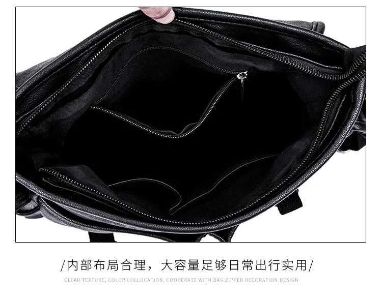 New Fashion Mens Messenger Bag Large Capacity Crossbody Bags Men Classic Shoulder Messenger bag School bag Laptop Satchel Z250225