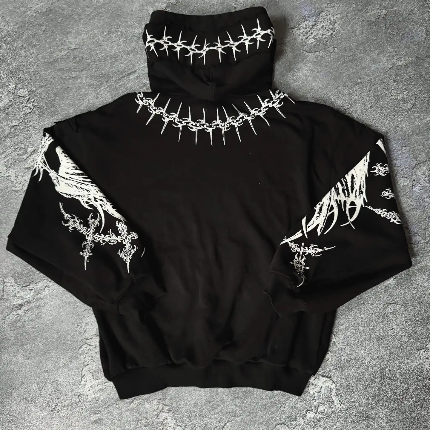 Grunge Goth Lust Oversized Hoodie Streetwear Sweatshirt Hoodies Women Tops Hip Hop Men Clothing Harajuku Y2k Clothes 250224