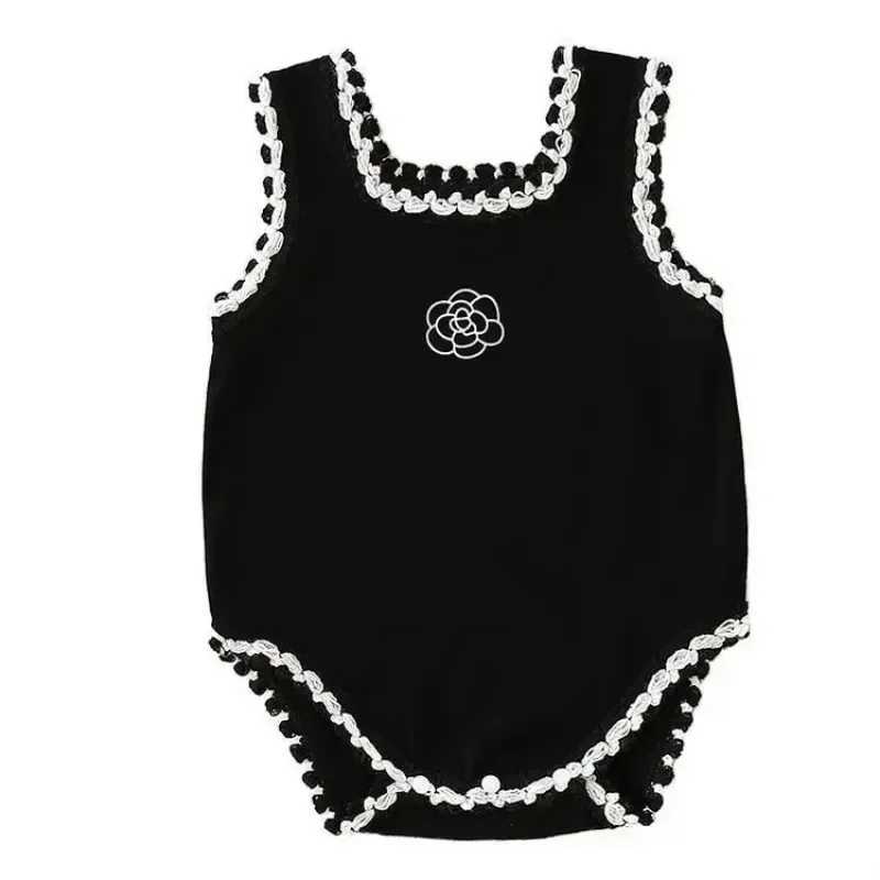 Summer Newborn Baby Girl Clothes Cute Flower Suspenders Rompers Toddler Girls Kawaii Jumpsuit Baby Onesie Bodysuit 0-3y X250224