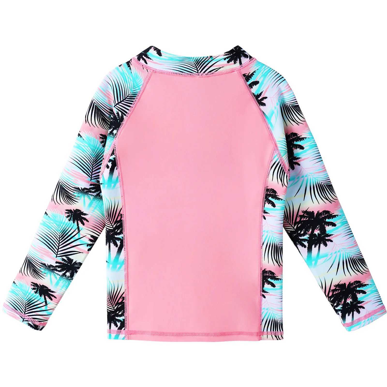 BAOHULU childrens three piece swimsuit youth swimsuit UPF50+sun protection swimsuit with hair summer beach wear Rashguard X250224