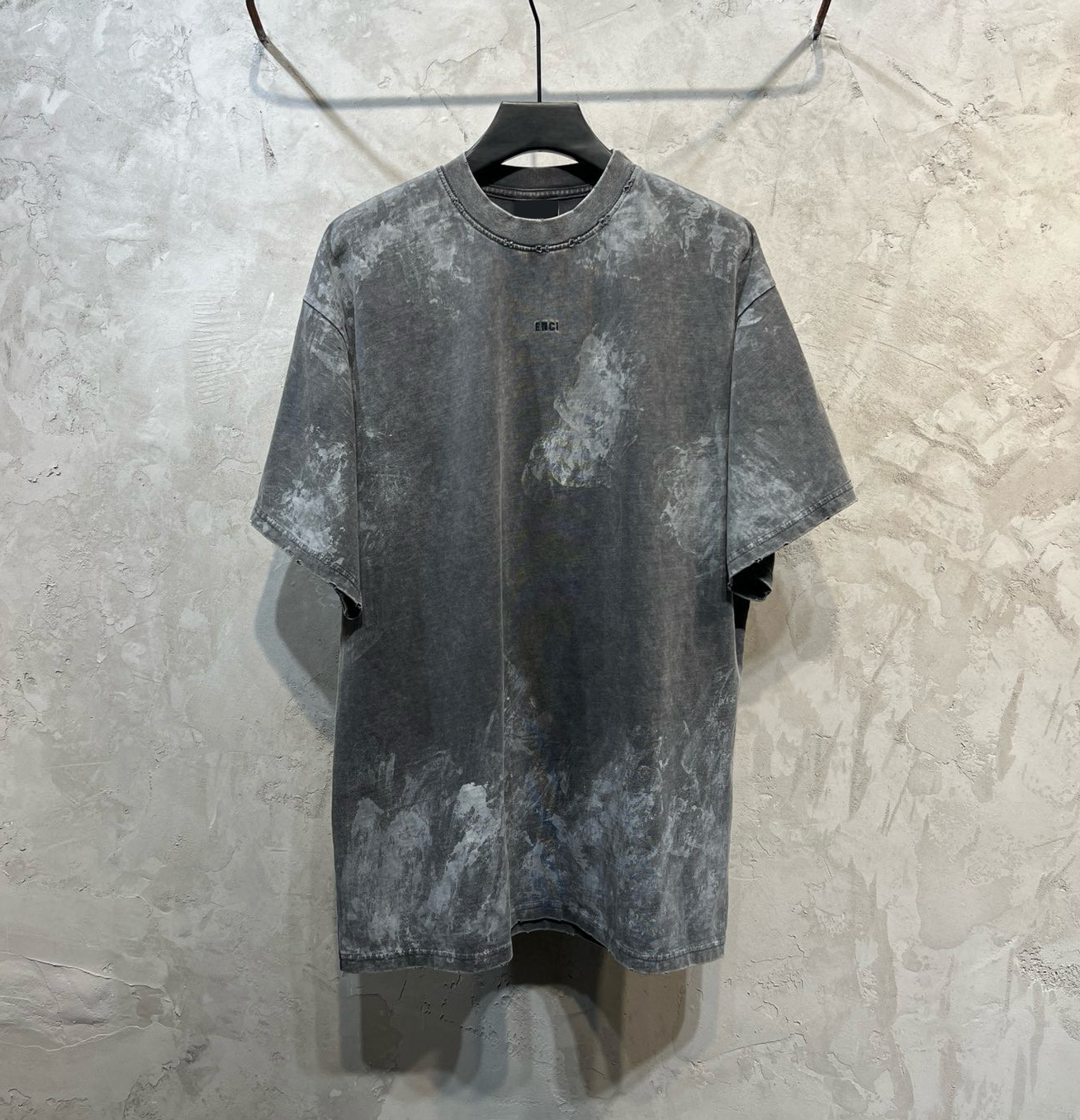 Men's Plus Tees & Polos Round neck embroidered and printed polar style summer wear with street pure cotton M set shorts tshirt set 44t2
