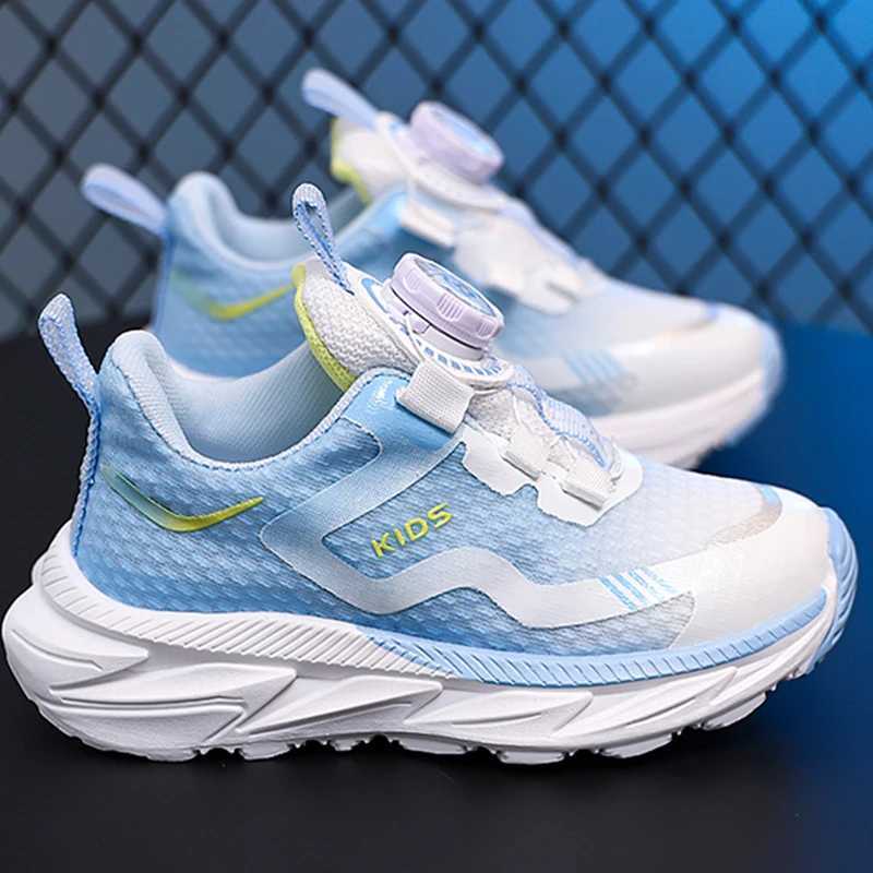 Tennis sports shoes for children boys and girls sports running shoes casual board leather soft sole childrens outdoor walking shoes W250225