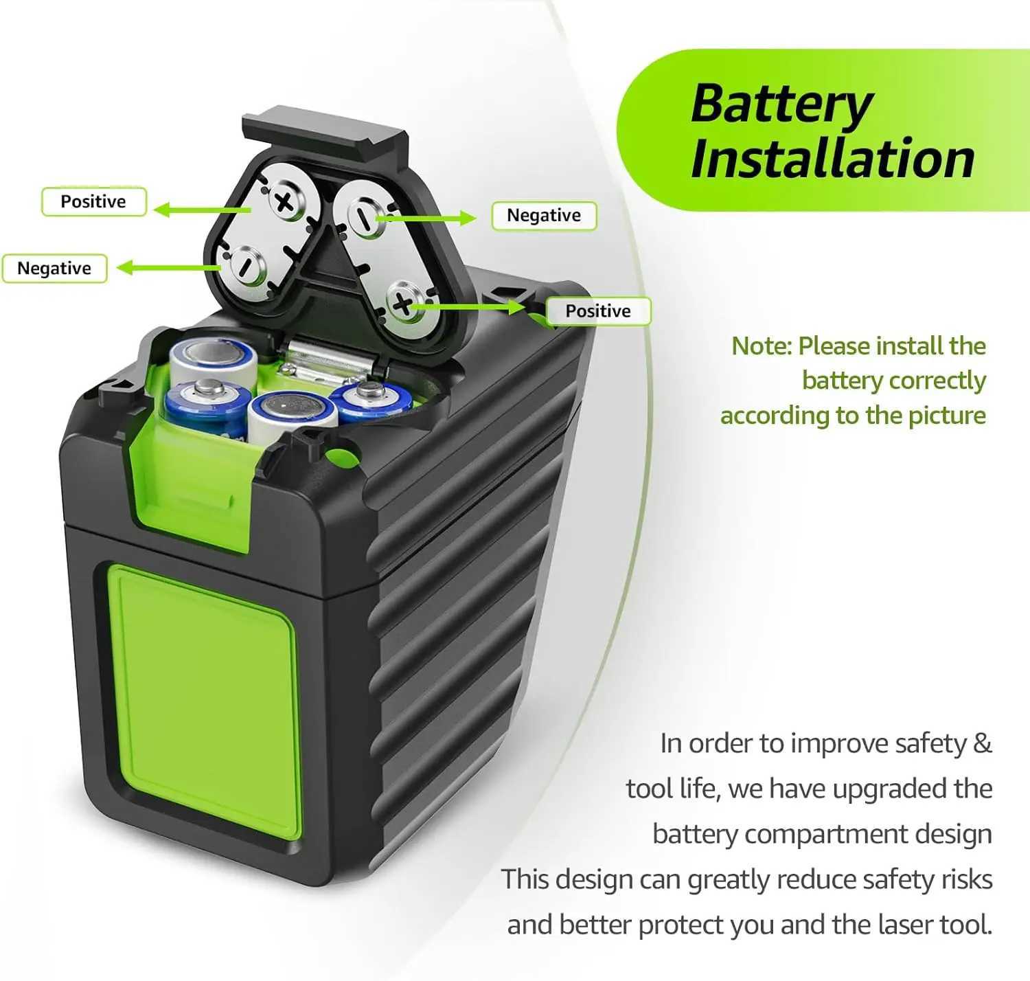 Huepar BOX-1G Osram Green Laser Level Self-leveling 130/150 Horizontal Vertical Level Laser Tools With Pulse Mode X250225