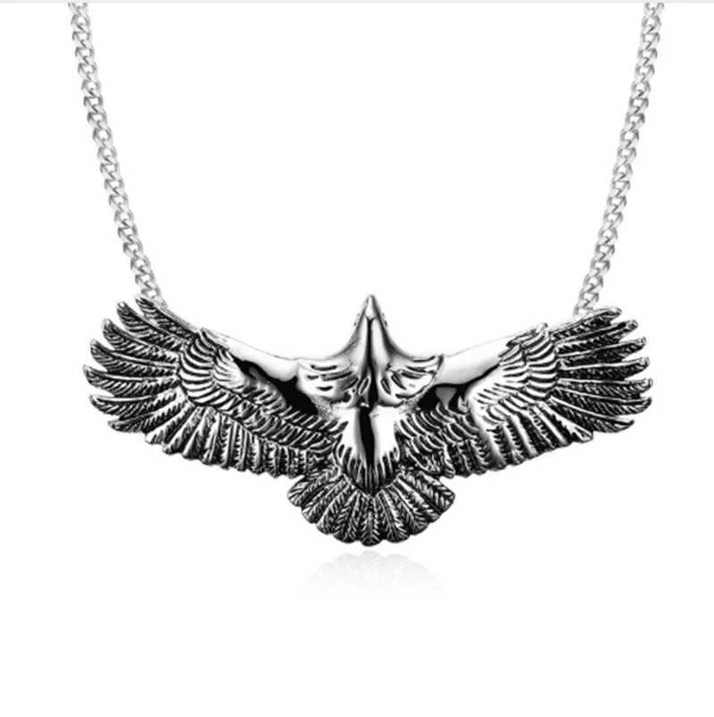 Mens necklace high-quality metal bird tribe bicycle pendant necklace X250224