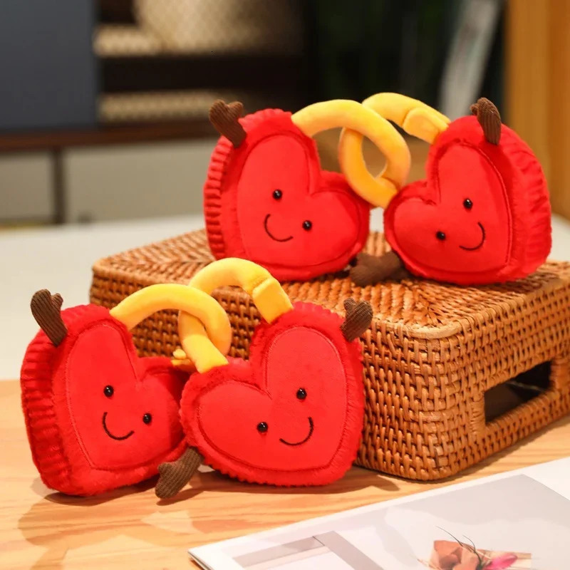 Love Confession Season Creative Plush Toys Cute Concentric Lock Dolls Valentine Day Gifts for Close Friend Wedding Gifts 250224