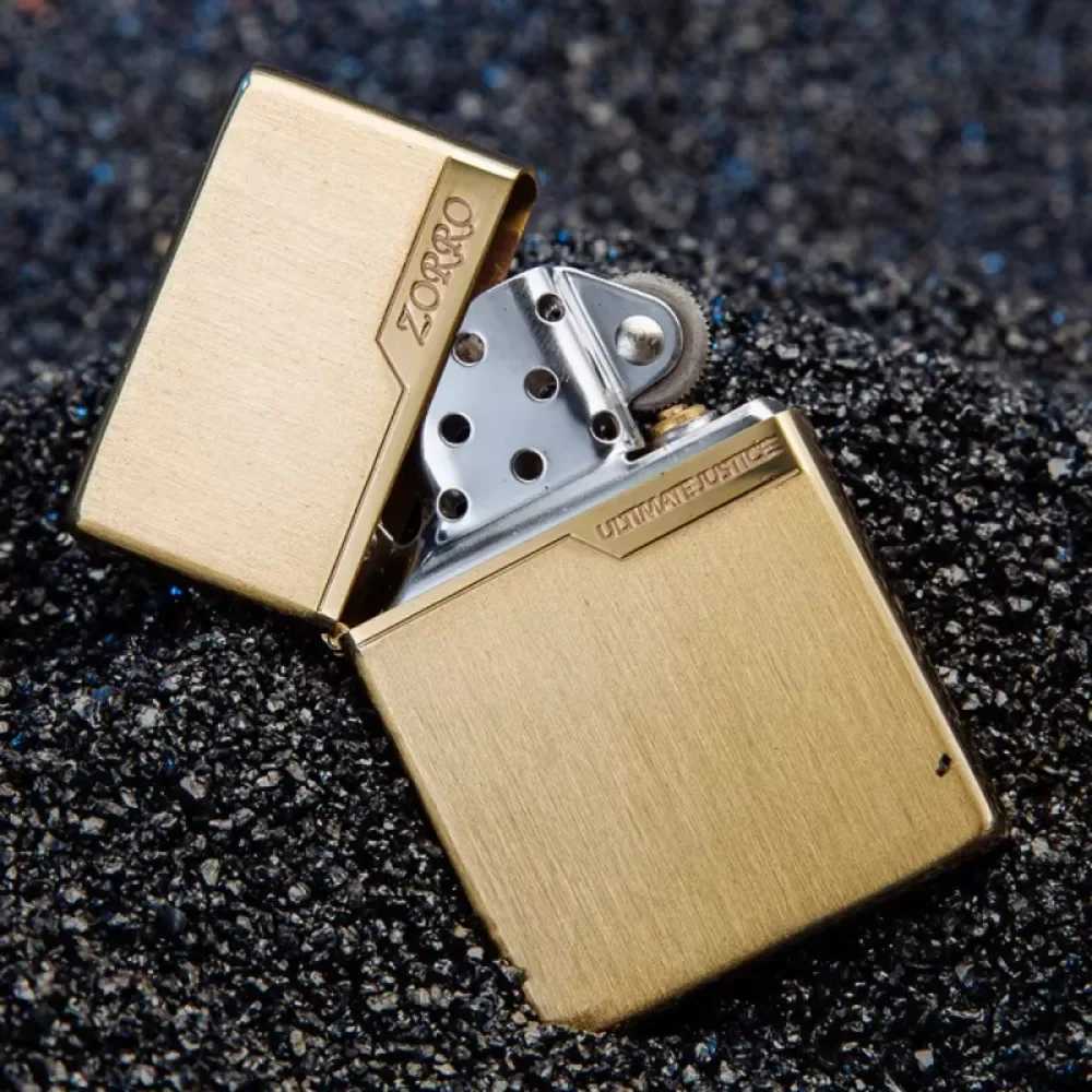 Gifts Men Copper Windproof Gun Lighter Fashion Cigarettes Kerosene Cigar Man Gift Lighters Lighter Torch Special Fox Y250222