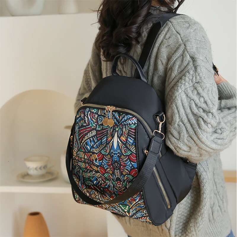 Fashion Women Oxford Cloth Shoulder School Bags For Teenage Girls Light Ladies Travel Backpack Mochila Feminina