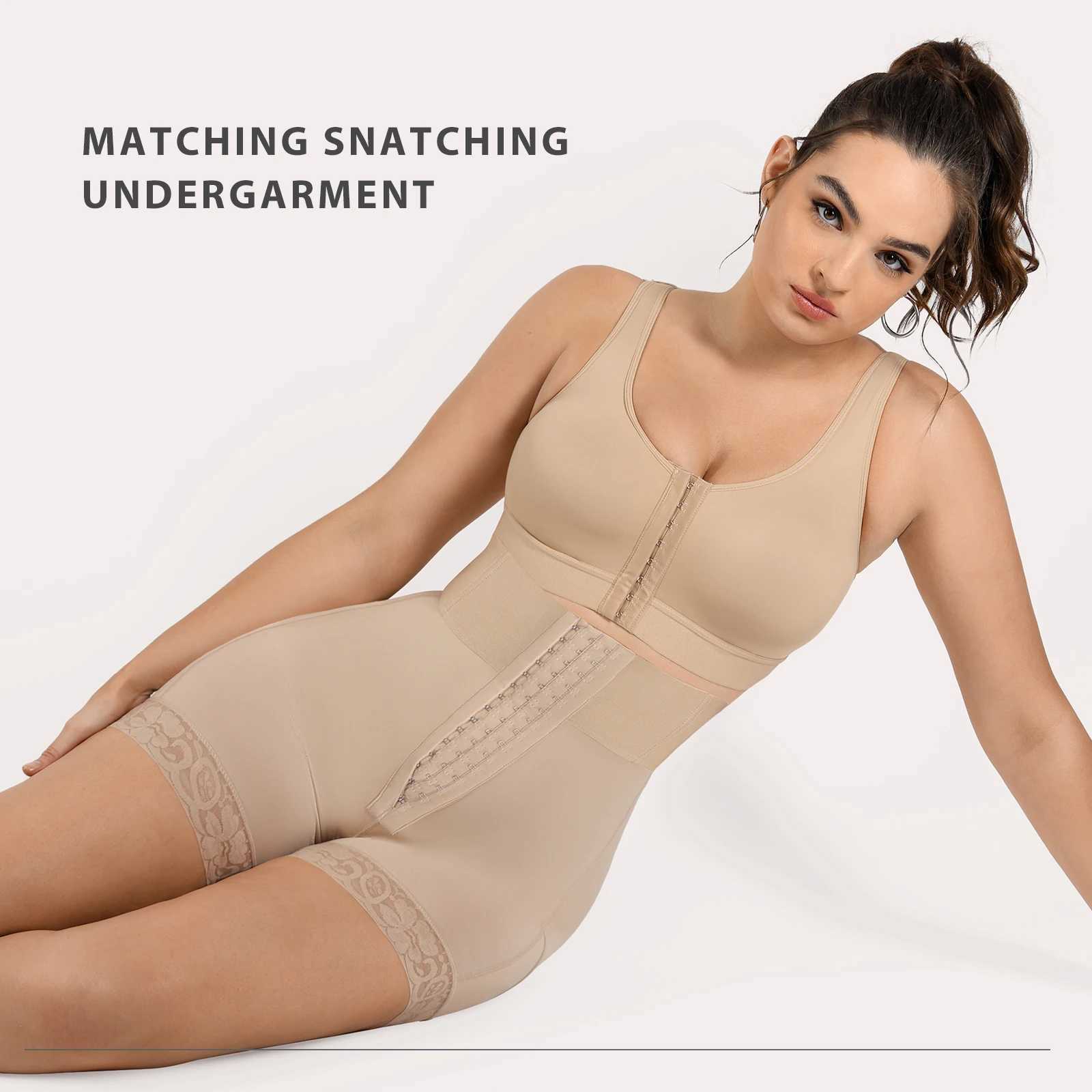 Bandage High Waisted Body Shaper Shorts Shapewear for Women Tummy Control Thigh Slimming Slip Shorts Butt Lifting Shapewear M250225
