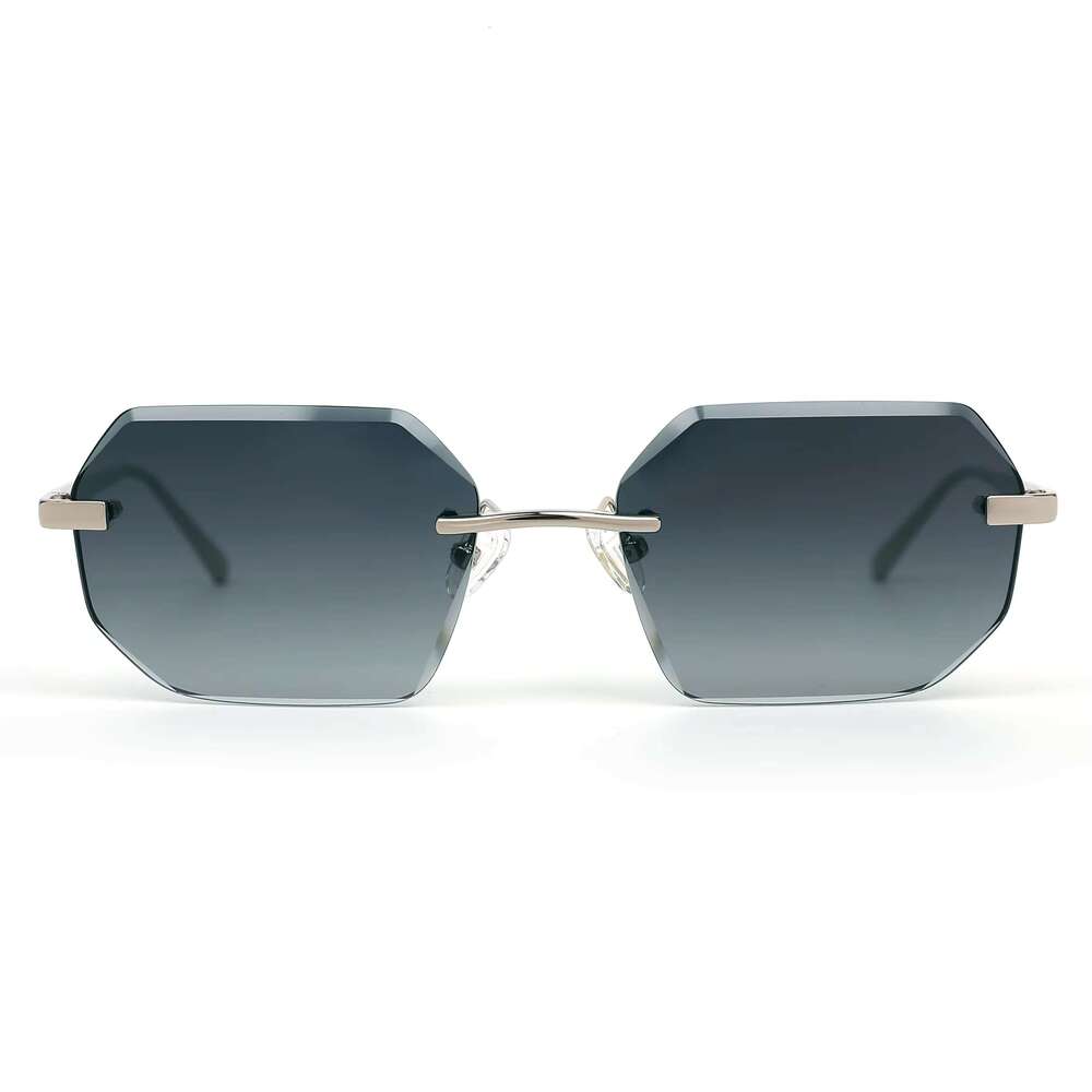 Sifier New Arrivals square Rimless Eyewear Gradient Lenses Men Shades Fashion Metal Women Sunglasses