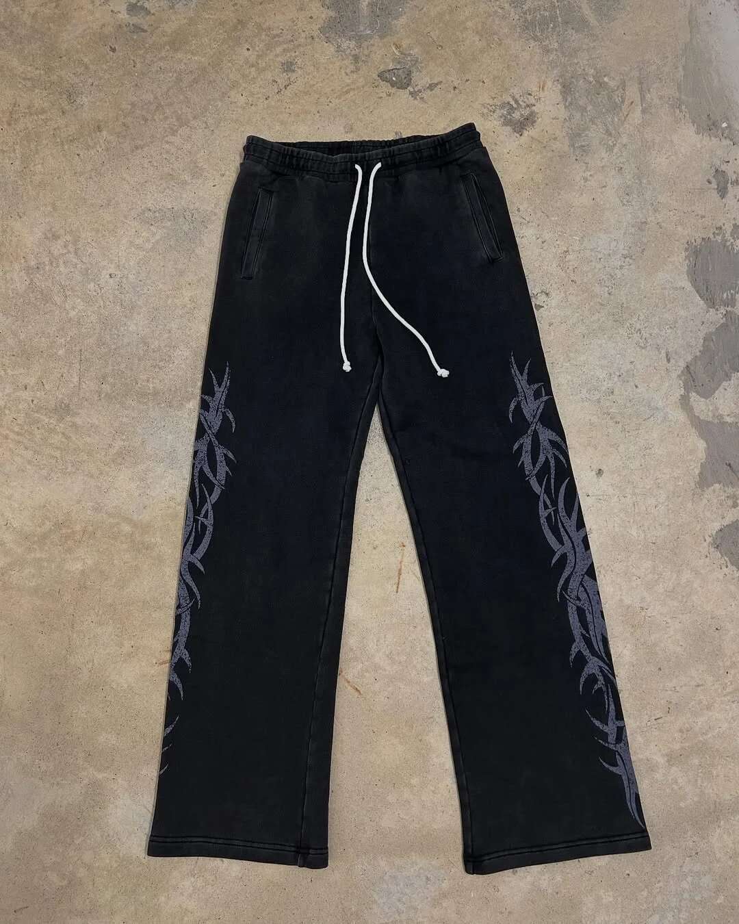 American personality rock and roll dark style skull niche print old washed sweatshirt men's street retro hooded cardigan jacket