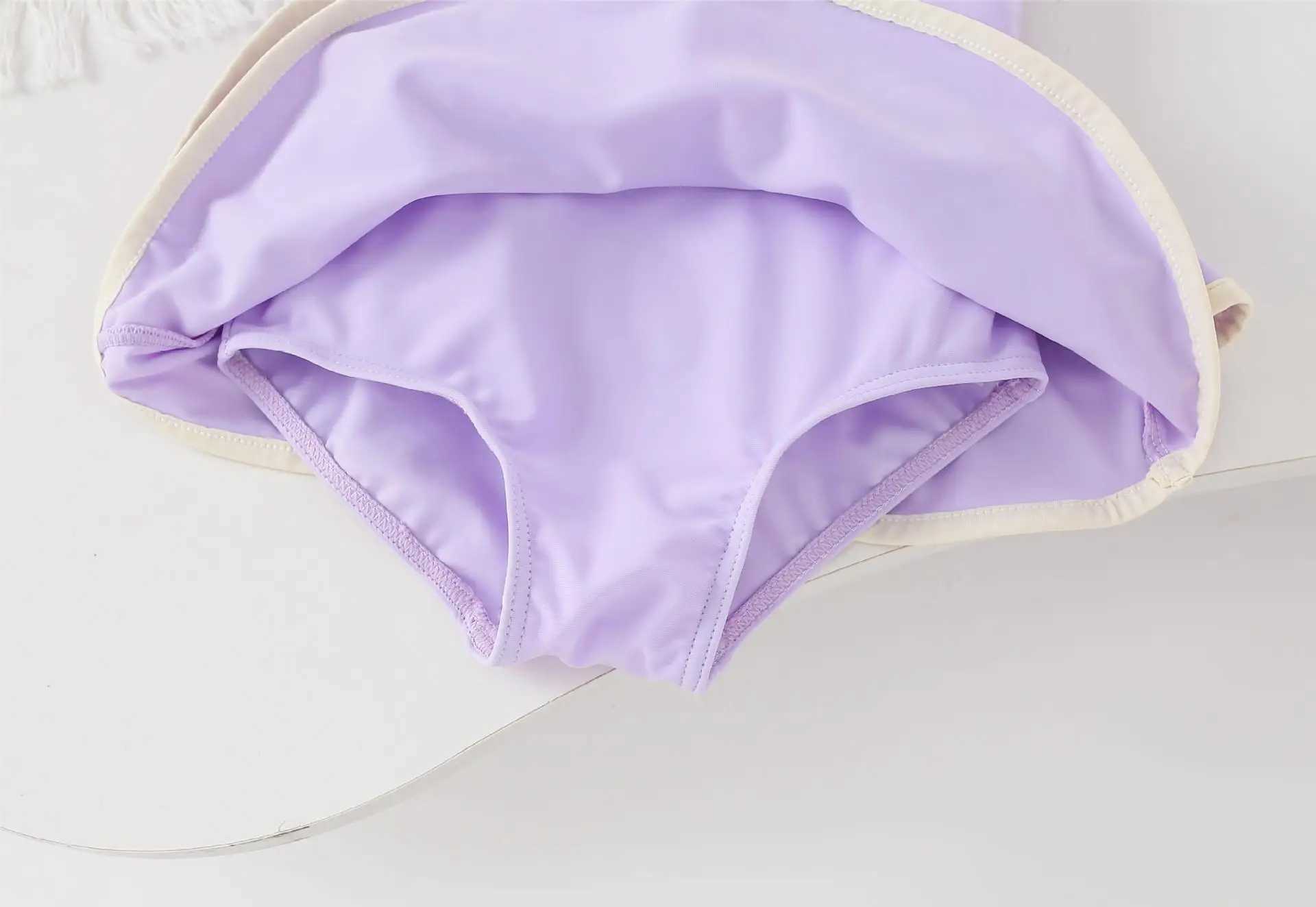 Childrens swimsuit girls jumpsuit cute and fashionable girls princess swimsuit baby hot spring swimsuit X250224