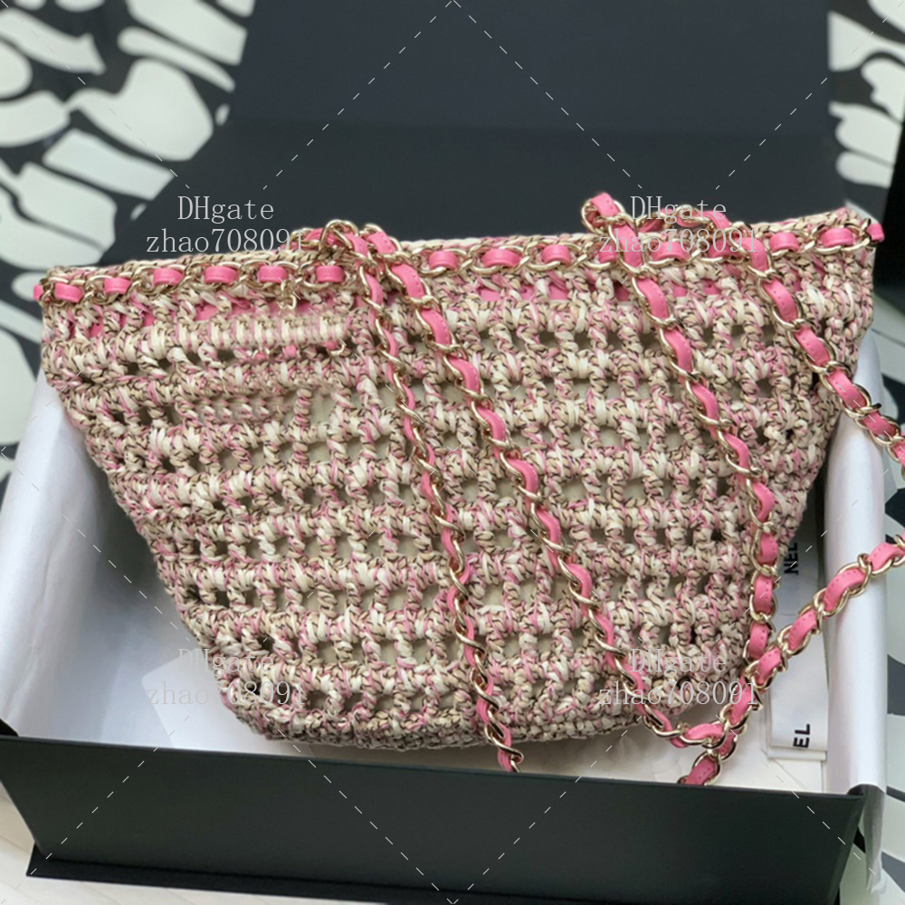 Designer Bag Straw Tote Bag 36CM Woman's Shoulder Bag Luxury Crossbody Bag With Box C517