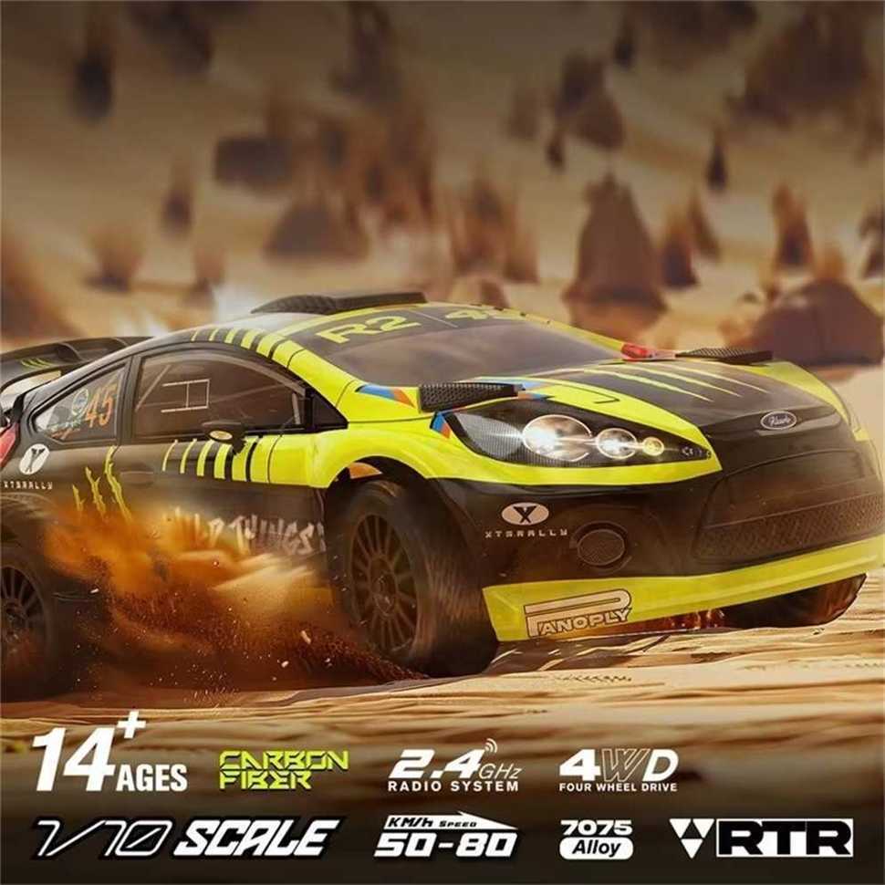Ralaro 1/10 Xts F10 4wd Rtr Rc Simulation Racing Drift Off-Road Vehicle Model Rally 2.4ghz Remote Control Car Adult Boy Toys Yo88
