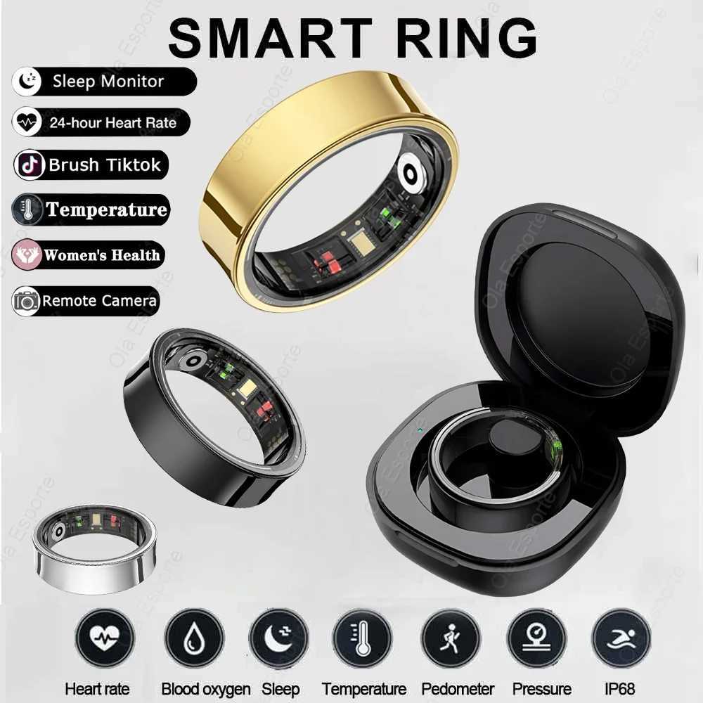 New Samsung appearance smart ring military grade titanium steel shell health monitor 5ATM waterproof multi sport ring W250225