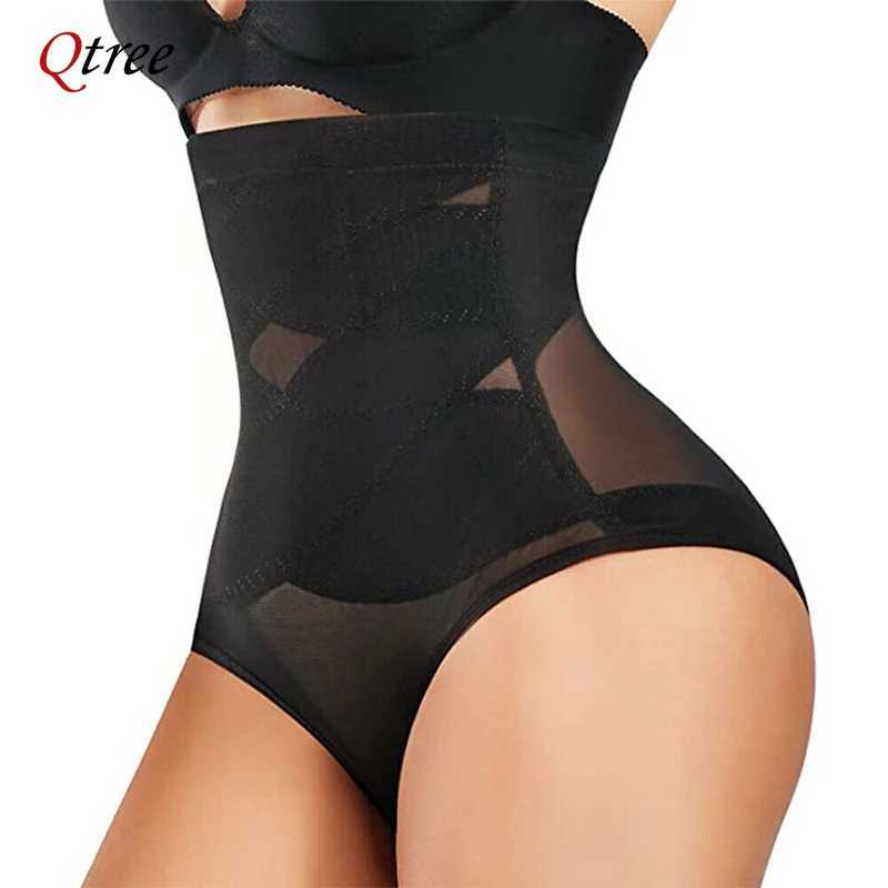 Qtree Cross Compression Abs Shaping Pants Postpartum Abdomen Garment Tummy Tuck High Waist Control Butt Lifter for Women Slim M250225