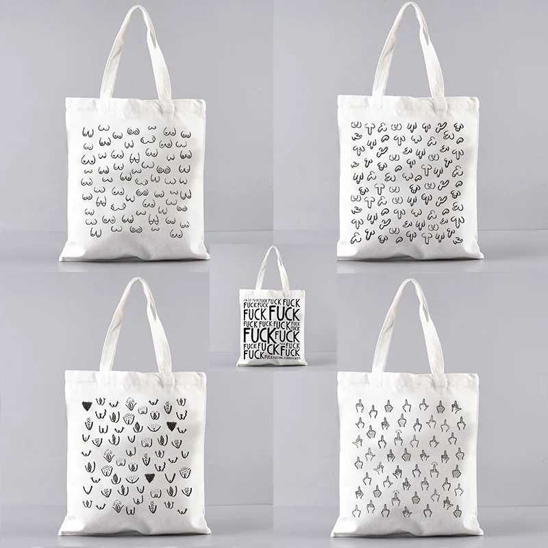 Home>Products>Human Printed Shoulder Bag>Canvas Shoulder Bag>Harajuku Shopping Bag Z250224