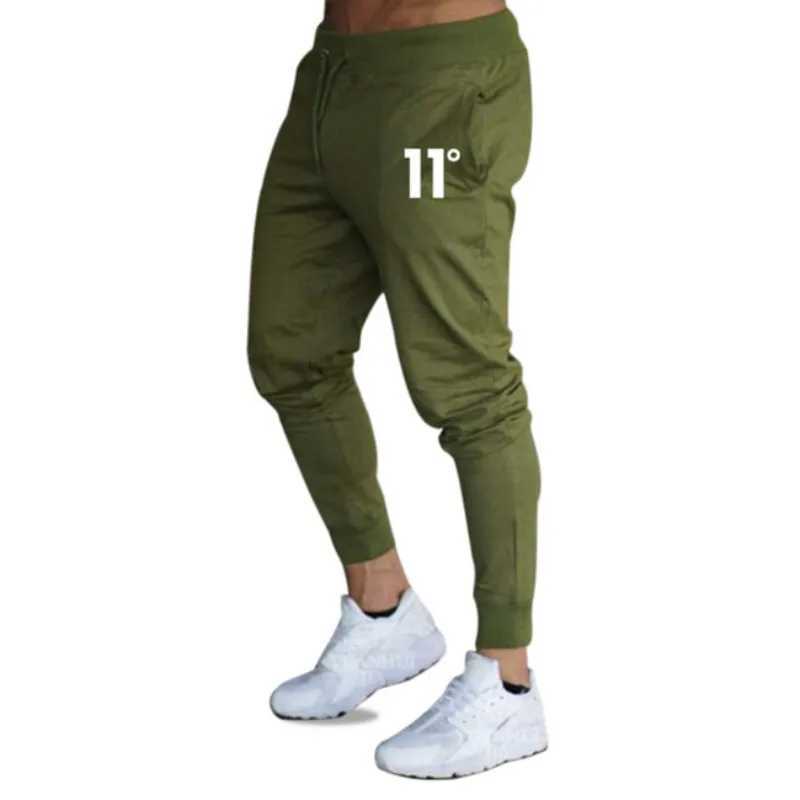 Hot Mens Casual Slim Fit Tracksuit Sports Solid Male Gym Cotton Skinny Joggers Sweat Casual Pants Trousers W250225