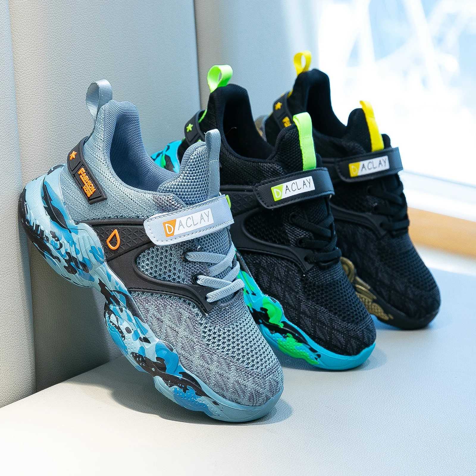 Kids Shoes Running Girls Boys School Spring Casual Sports breathable non slip Sneakers BasketballT250225
