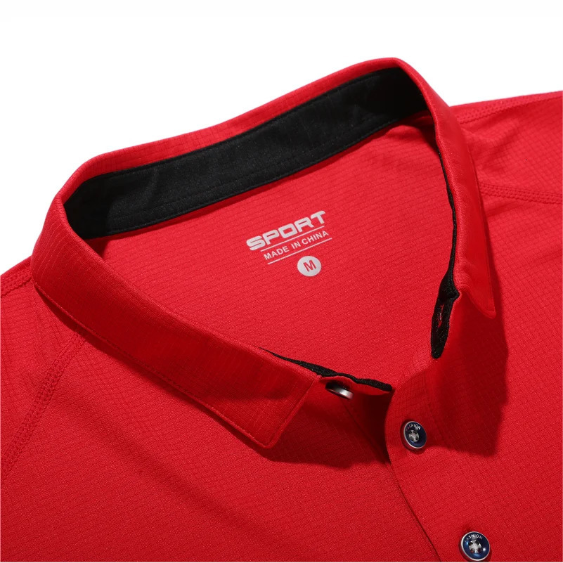Quick-drying Sports Polo Shirt Custom n Company Breathable Short Sleeved Polo Embroidery Printing Patter Text 250224