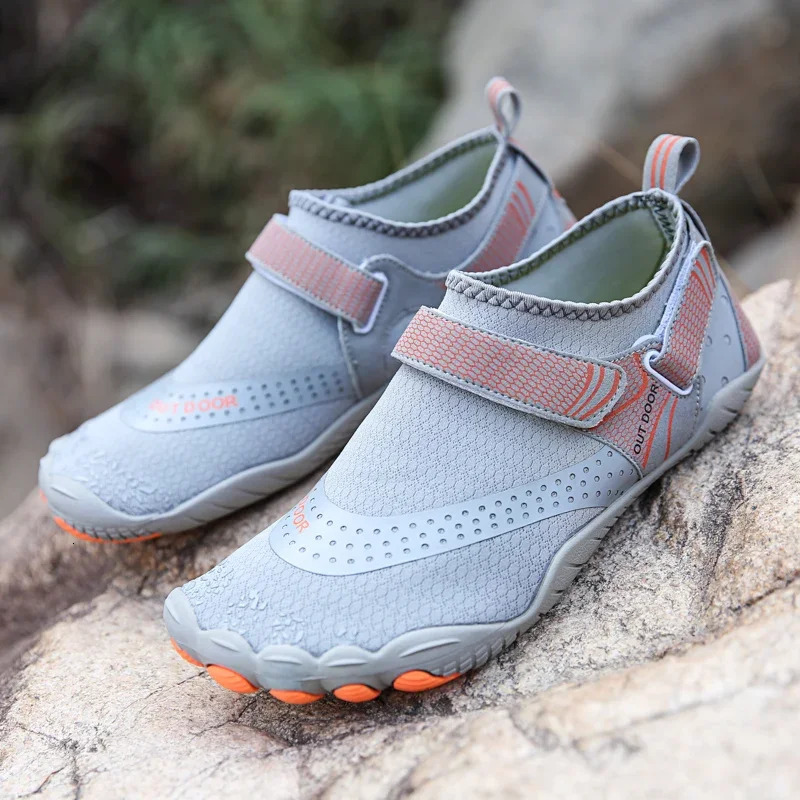 Men Women Water Shoes Quick Dry Non-Slip Five Finger Shoes Outdoor Wading Swimming Barefoot Aqua Shoes Lightweight Sneakers 250224