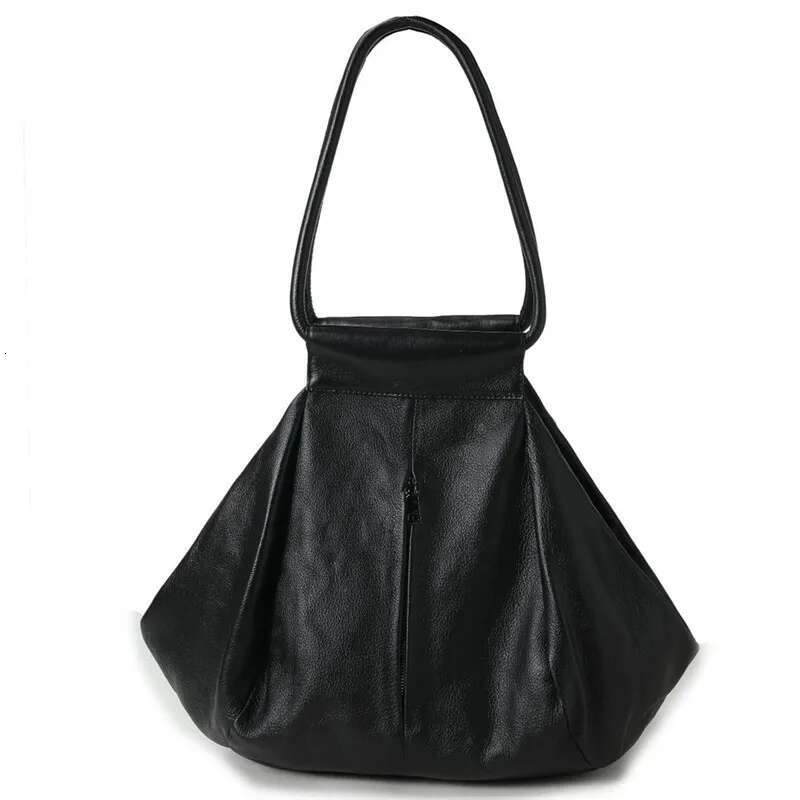 Slouchy Soft Cowhide Large Capacity Purses Handbags For Women 2024 Genuine Leather Shoulder Travel Bag Underarm Wrist Bags
