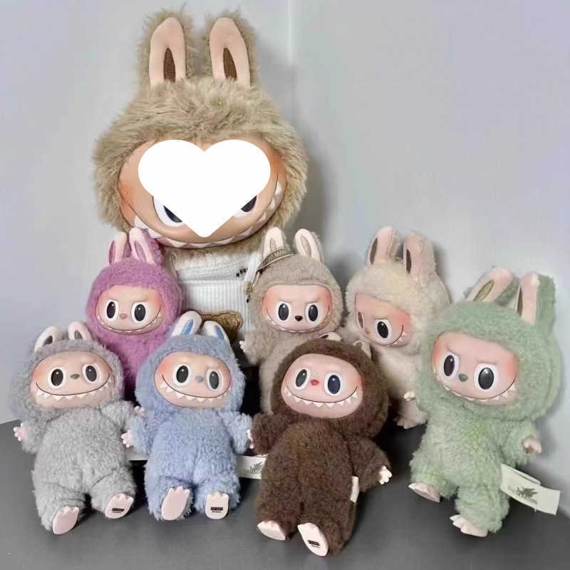 Free shipping MART Bubble Mart LABUBU Heartbeat Vinyl Face Blind Box Rubble aron Handmade