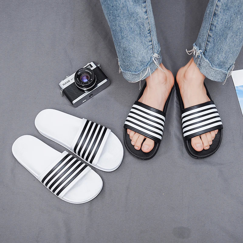 Plus Size Men Indoor Home Slippers Male Soft Comfortable Bath Slipper Mens EVA Flat Thick Platform Outdoor Beach Sandals Summer250225wwbj